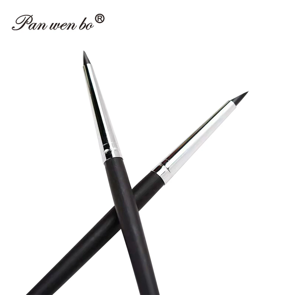 Panwenbo Wholesale 5 Pcs Set Handle Brass Tube Silicone Nail Pen Ceramic Art Clay Rubber Pen