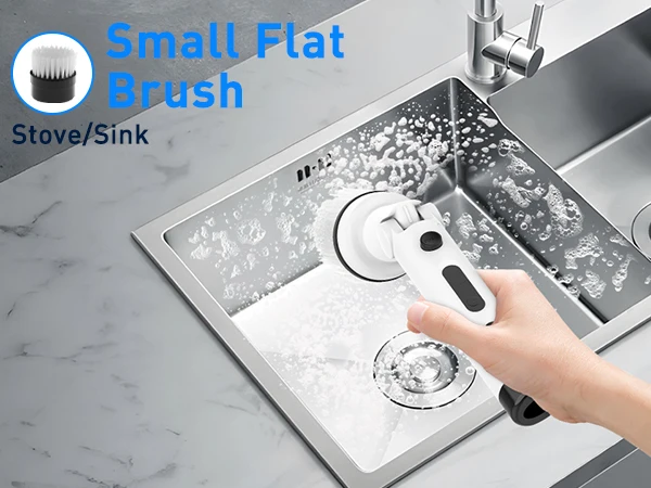 Multifunctional cordless electric cleaning brush German kitchen bathroom brush powerful handheld brush Electric Spin Scrubber