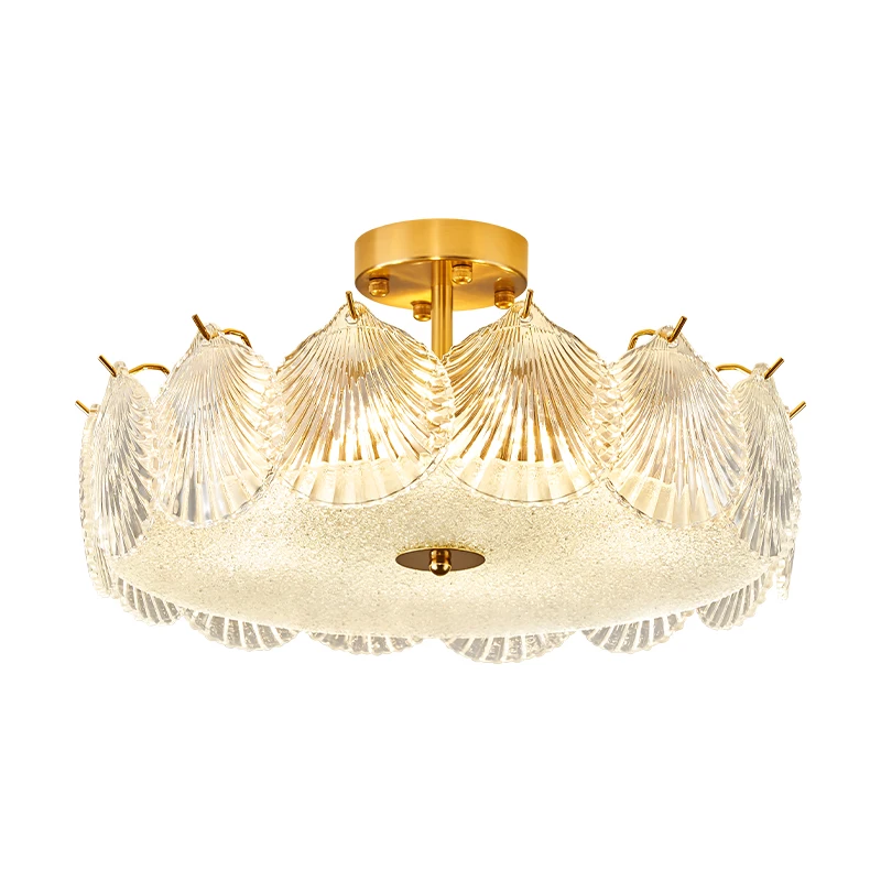 European Style Luxury Crystal Lamp Simple French Light Luxury Living Room Bedroom Ceiling Decoration Crystal Chandelier