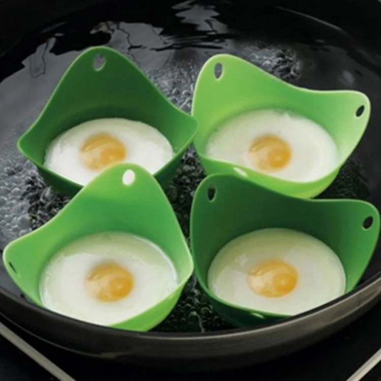 Wholesale Cheap Kitchen Cooking Tool Silicone Egg Boiler Silicone Egg Poacher Silicone Egg Cooker