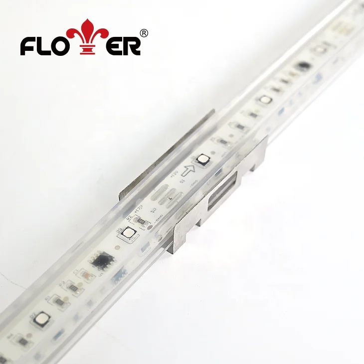 Цветок красный зелёный синий изменение цвета 12 В 3535 гибкая светодиодная лента с управлением SPI