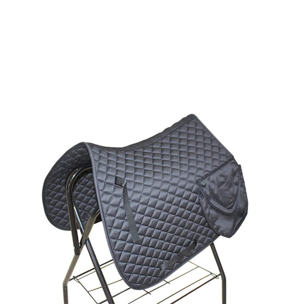 Horse Riding Equipment Polyester Fabric Saddle Pad Standard International Wholesale Stylish Equestrian Products