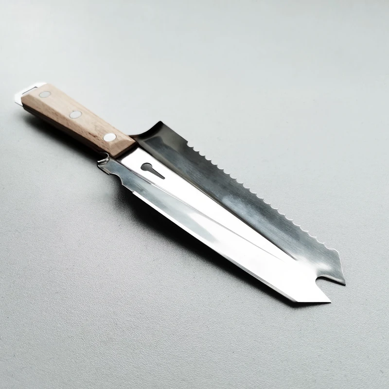 Pa De Jardim 3cr13 Garden Shovel Straight Handle Garden Shovel Hand Tools With Wooden Handle