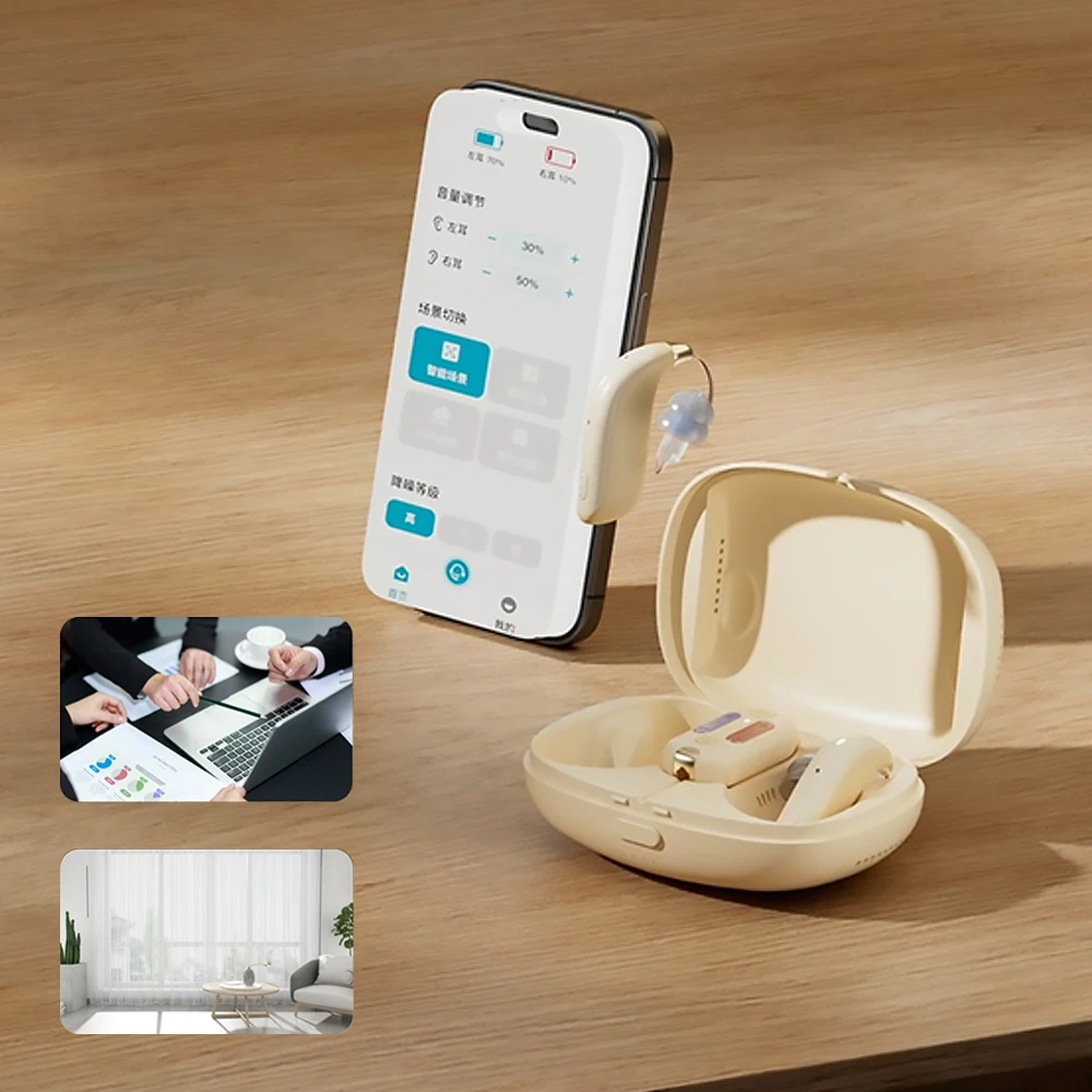 Hearing Aids Hidden Adult Devices Charger Headset Water Resist Portable Trade Pair Micro Hearing Aids