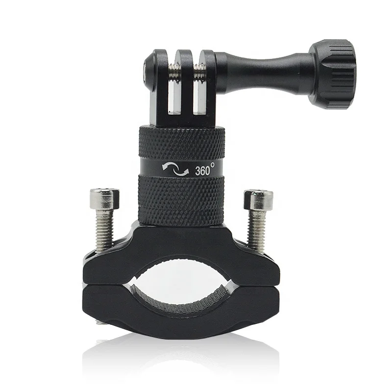 Universal Cycling Go pros Heros 5 Session/5/4 Action Camera Aluminum 360 Rotation Bike/Bicycle Hander Mount Holder Clamp Bracket