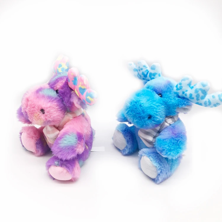 custom Plush Moose and Reindeer Christmas gift toy