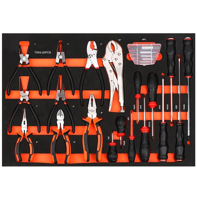 Factory Wholesale Low Price Tool Trolley Cabinet Pliers Hammer Etc. Professional Repair Tool Set