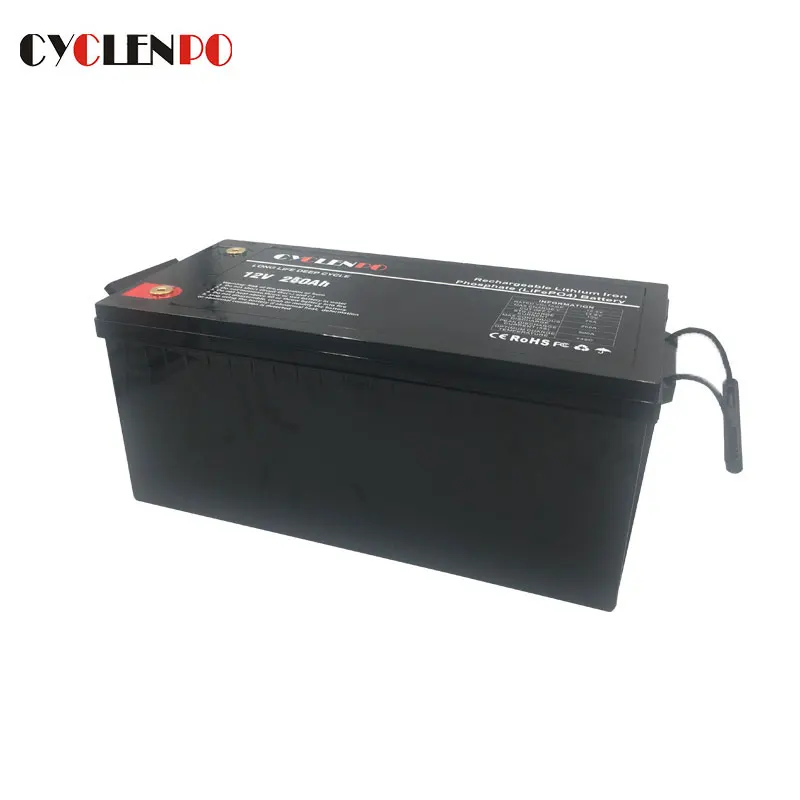 Factory price lithium ion battery 12v batterie lifepo4 280 ah mit bms