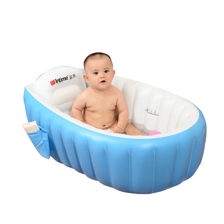 
Wholesale Folding Soft PVC Indoor Kid Toddler Child Rectangle Spa Baby Cleaning Swimming Inflatable Baby Bath Pool 