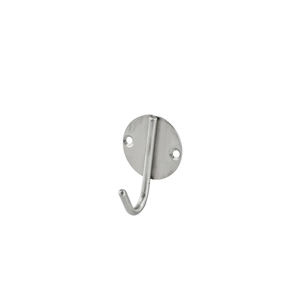 High quality stainless steel single hook coat hook closet kitchen bathroom accessories