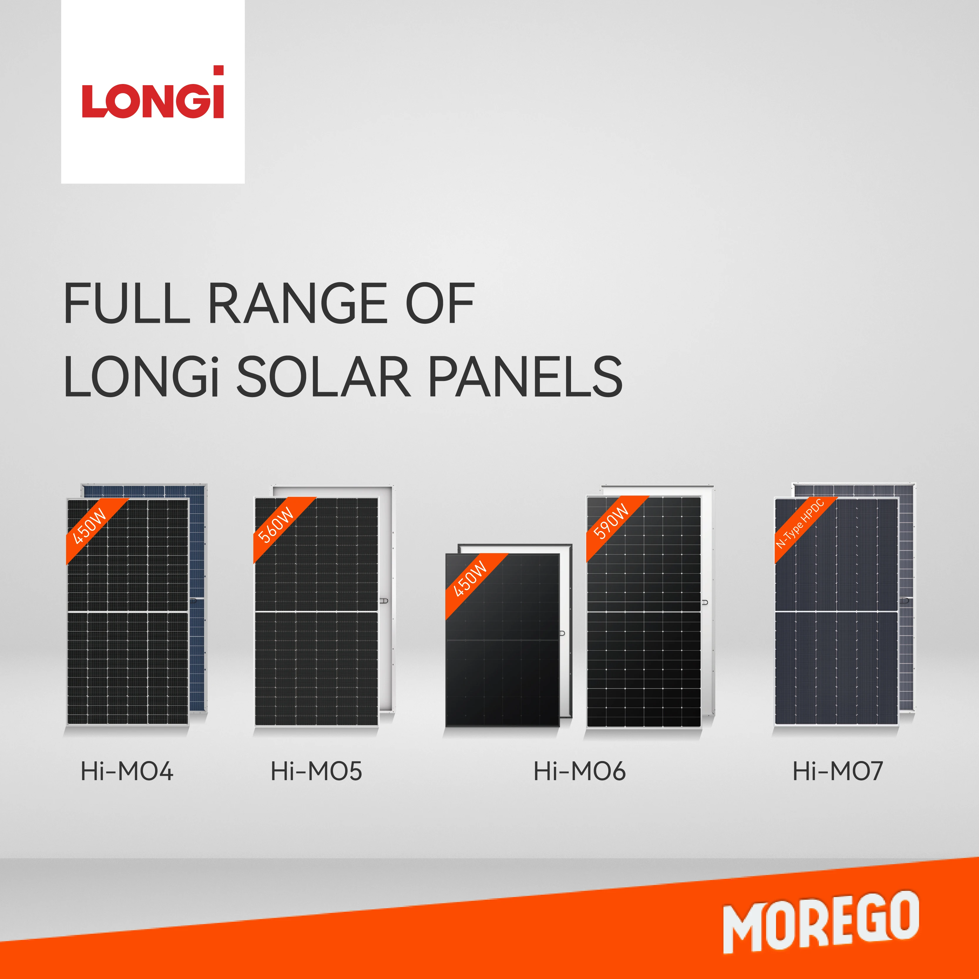China Longi solar Hi-MO X6 anti-dust PV modules 575w 580w 585w 590w 570W 600w solar panels