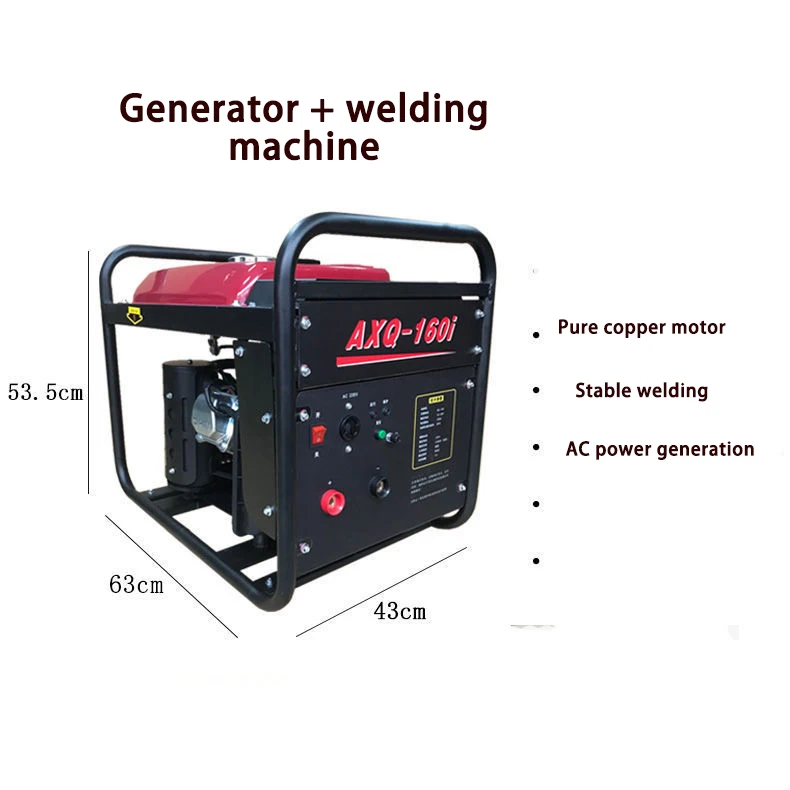 6kva Gasoline generator with electric welding 220V Outdoor silent and portable power generation