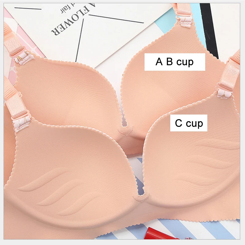 Sexy Lingerie Floral High Quality Push Up Bras One-Piece Underwear Women Flower Print Seamless Bra