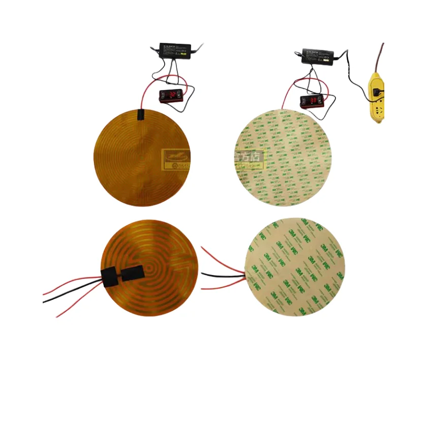 custom 5v 12v 24v 220v electric flexible polyimide film wholesale kapton heater