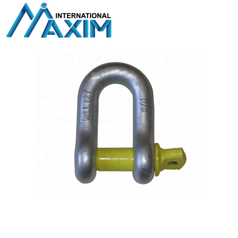 Galvanized High Tensile Bolt Type G80 Alloy Steel Anchor Shackle