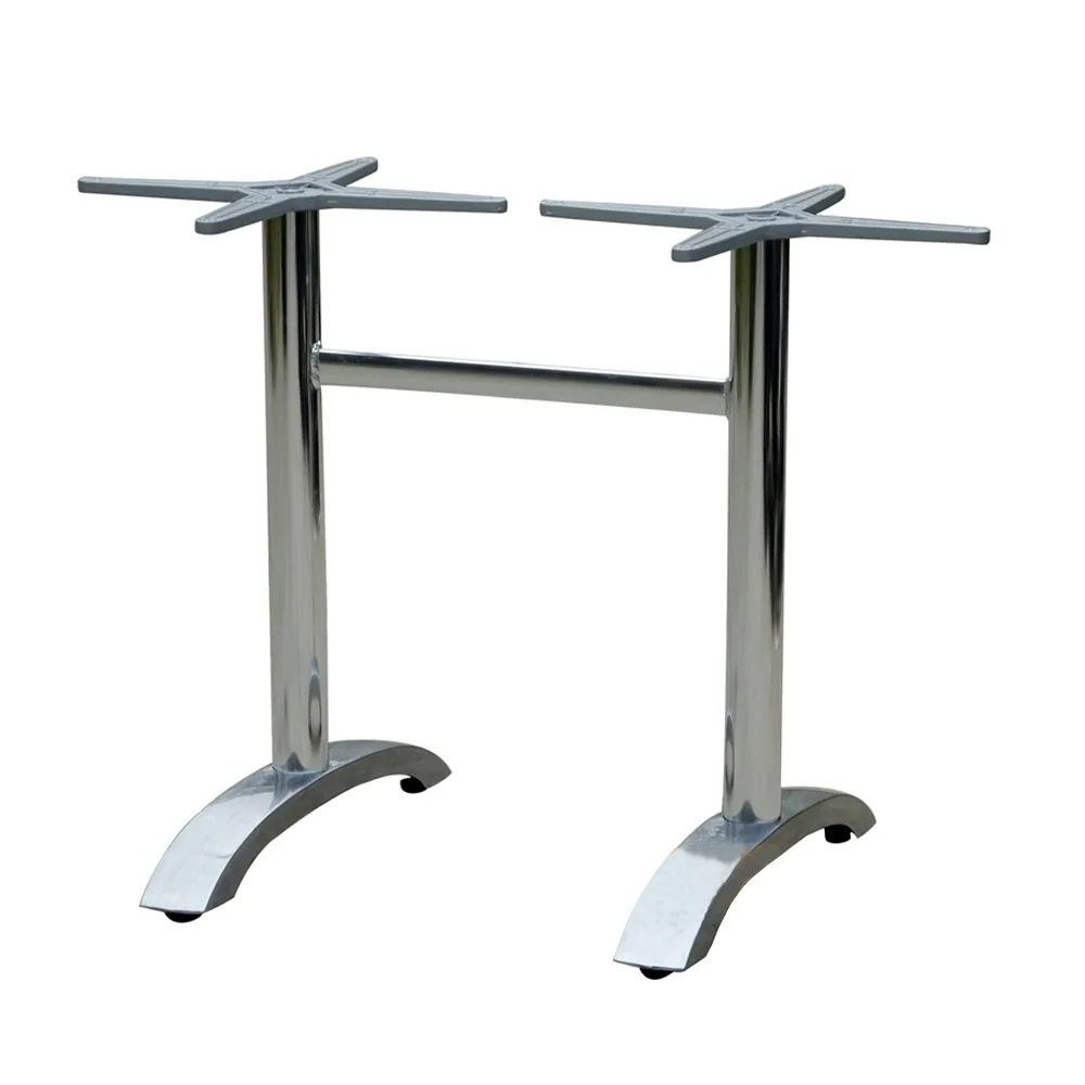 Hot sale metal antique cast aluminum cast aluminum dining twin table base for Desk Dining table Coffee table