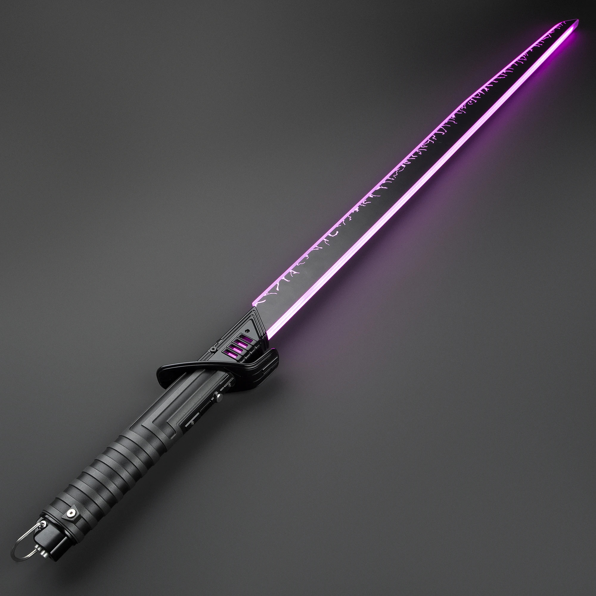 Nexus LGT Saber Dark Saber restore from Mandalorians Proffie board Xeno3 pixel Flat Blade Full Metal lightsaber Hilt for cosplay