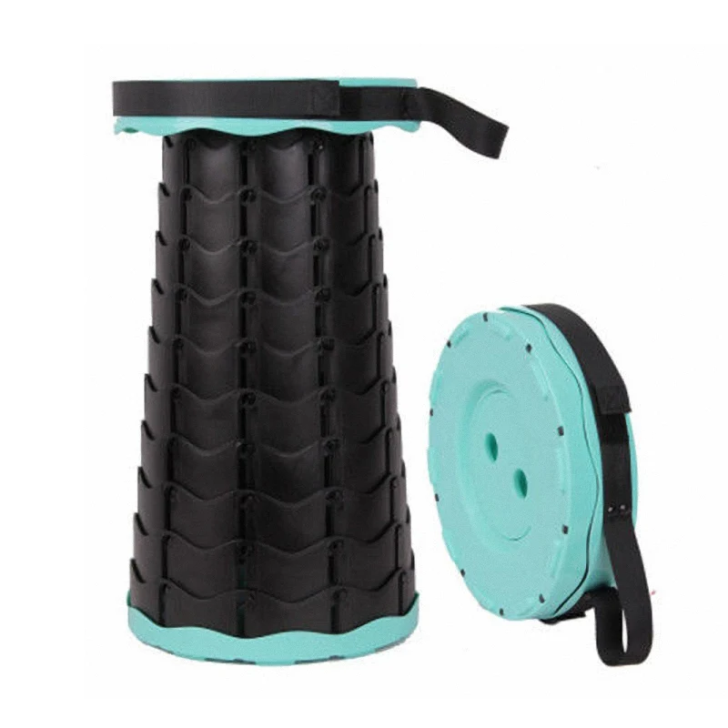 New high molecular weight polypropylene portable telescopic stool custom design folding telescopic stool