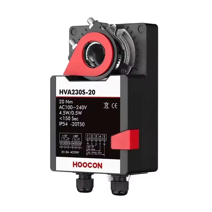 230V Damper Actuator Modulating Control Motorized Damper Actuator 20NM
