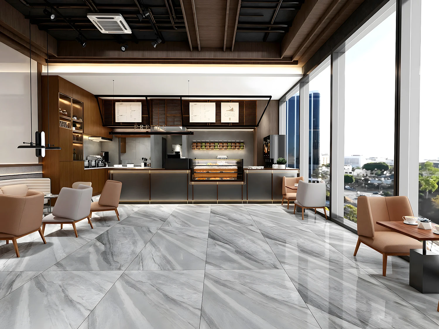 600*1200 Customized Ceramic Tiles Dark Grey Porcelain Glazed Floor Tile For Home Living Room Bathroom Using