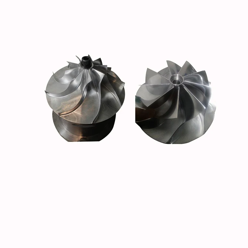 Custom High-Precision Five-axis CNC Turning Parts Precious Metal Auto Engine Turbocharged Impeller