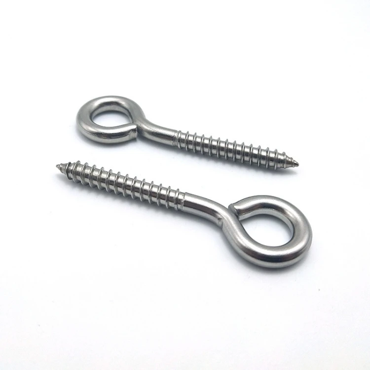 Factory Supply Stainless Steel, Eye Bolt Lifting Securement Point half closed Carbon steel galvanized insulated eye bolts/