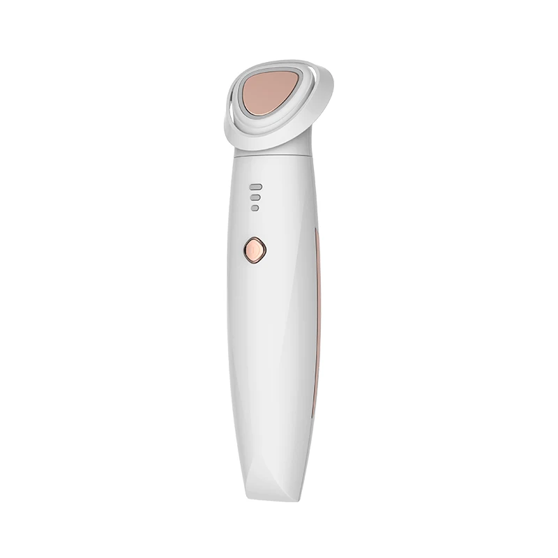 2023 New Red Light Blue Led Positive Cleaning Face Negative Ion Skin Care Warming Lifting Mini Portable Ion Beauty Device
