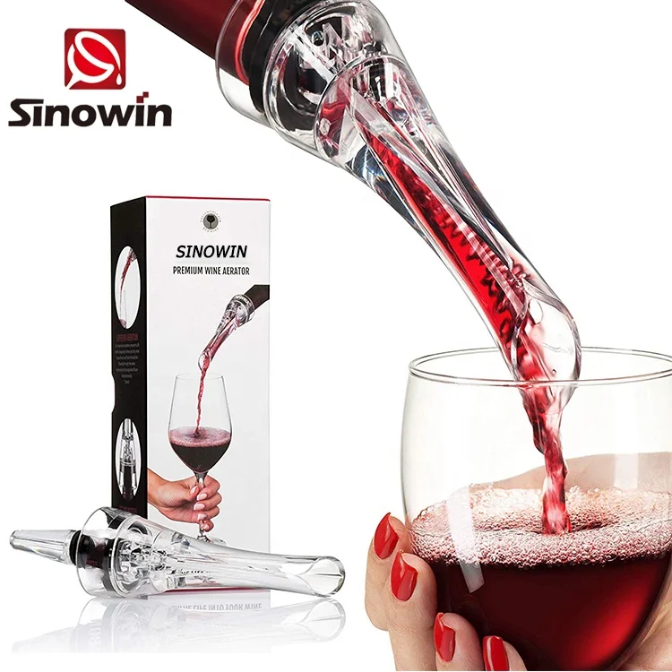 Sinowin Wine Accessories Big Discount Factory Selling Premium Wine Aerator Pourer