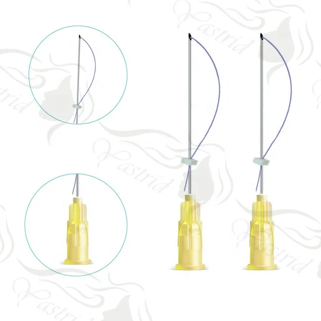 High quality yastrid pdo threads lifting smooth mono 25g 120mm with needle type