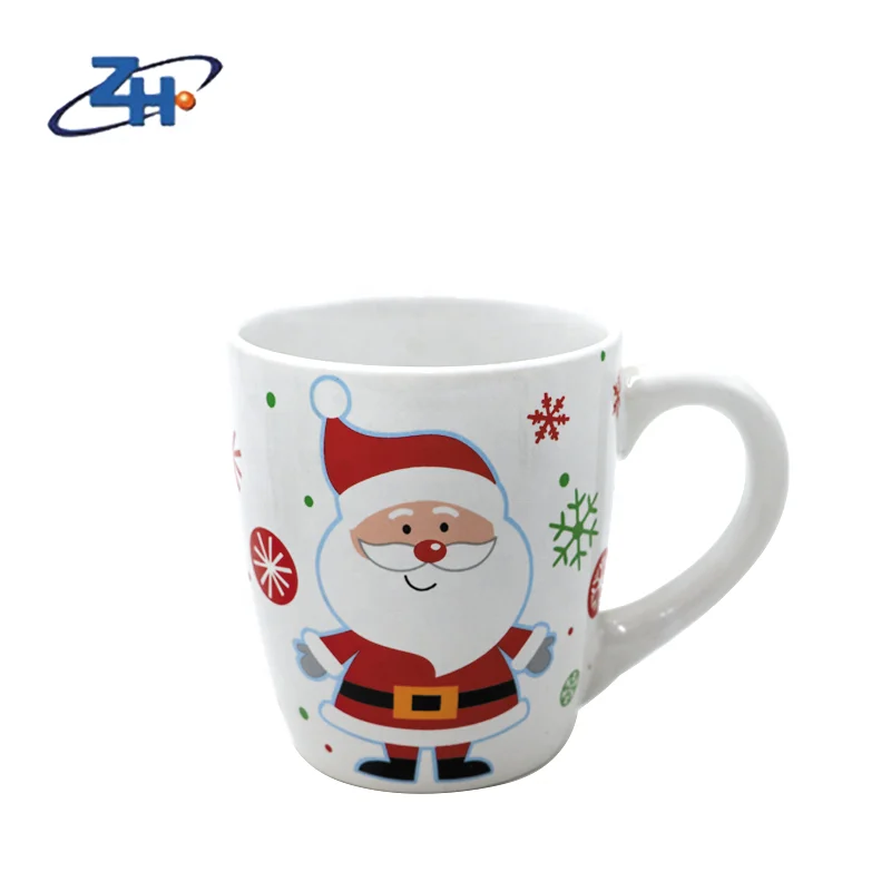 ceramic-mugs-from-turkey Hot selling promotional customized decal ceramic christmas day mugs