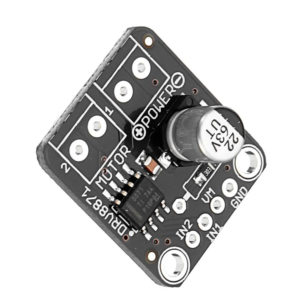 Taidacent Small H Bridge Motor Driver Breakout Board PWM Control DRV8871 3.6A 4 N-channel MOSFET Brushed DC Motor Driver DRV8871