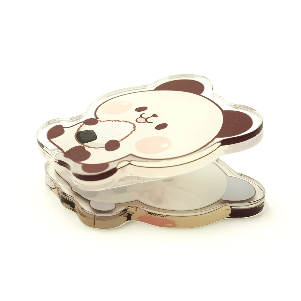 Custom Design Acrylic Clear Plastic Stationery Cartoon Anime Acrylic Clip for Student