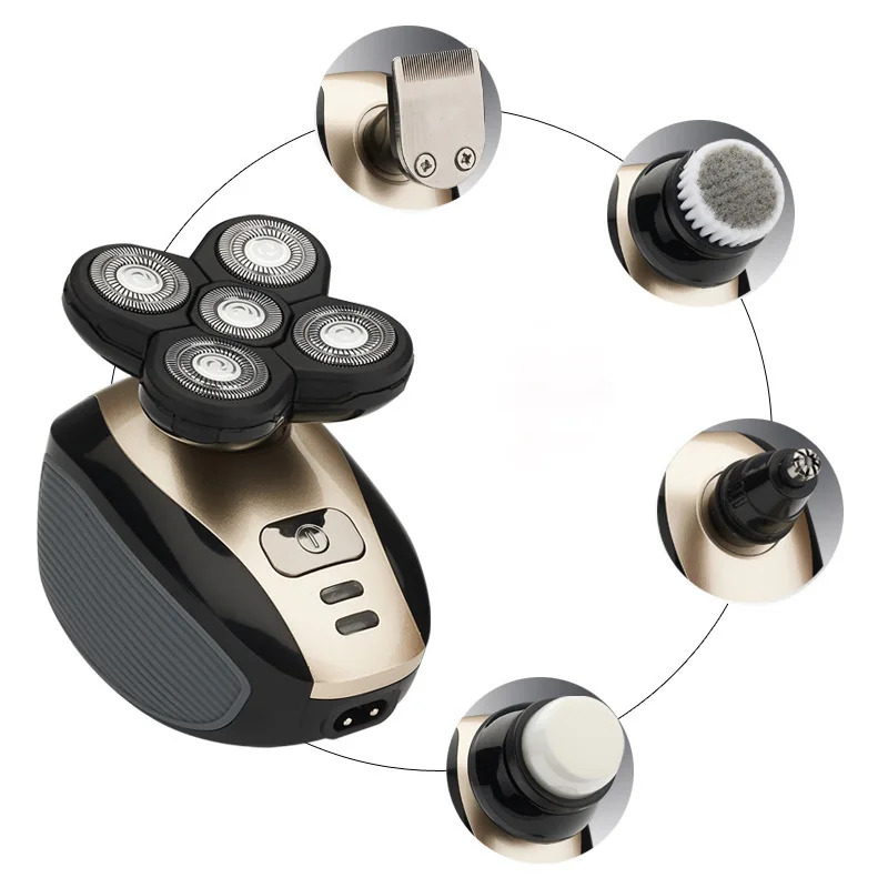hot item electric shaver for men 5 in 1 painless  electric shaver