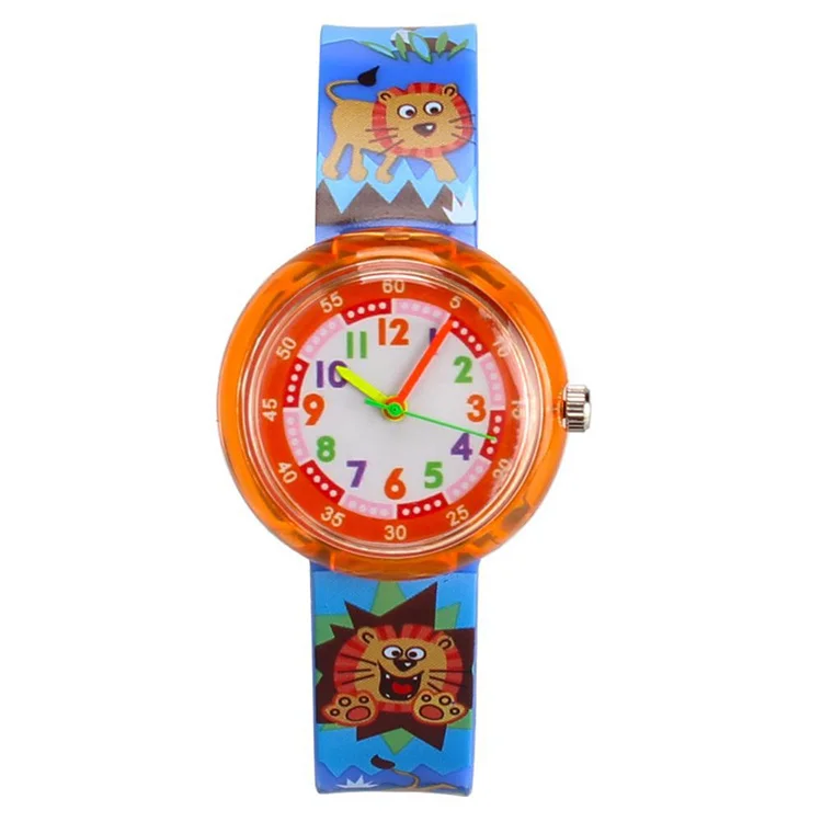 
Factory Supply Harajuku Animal Cartoon Pattern Quartz Fashion Hand Watch Kids Watches 