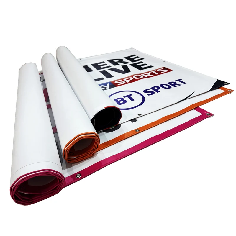 Custom Vinyl Banner Sign And Banner Full Color Printing 130Z 150Z 18OZ Indoor and Outdoor Backdrop Banners