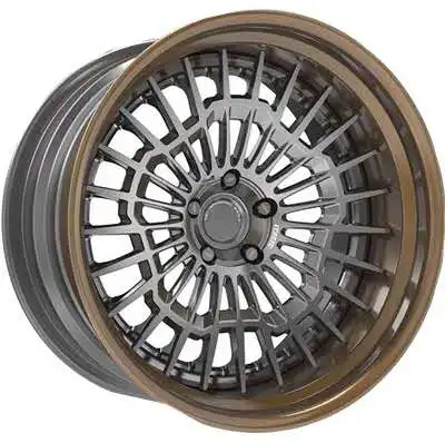 High quality 3 piece forged wheels 20 21 24 inch forged alloy car wheels made in China
