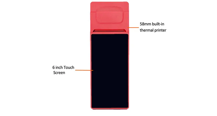 Android 10 4G Billing Pos Terminal Cash Handheld Mobile Android Order Pos Software Android  Pos Systems