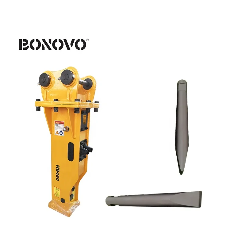 Bonovo Excavator Hydraulic Breaker Chisel Hydraulic Hammer Chisel Rock Breaker Chisel for MB500 MB1600 HB3000 TEX200H 7-15 Days