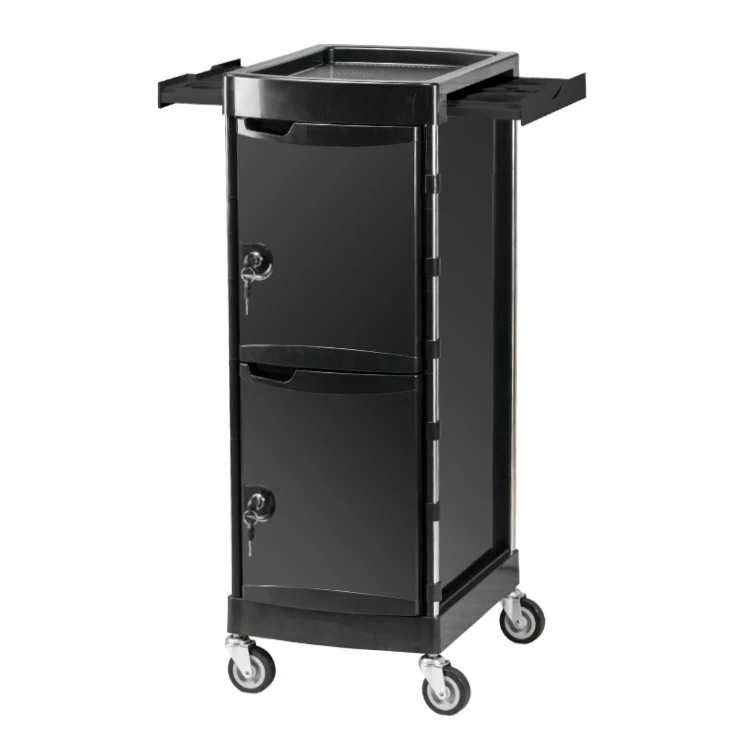 Beauty Salon Storage Trolley  Hairdressing Plastic Hair Beauty Cart Barber Furniture Salon Trolley