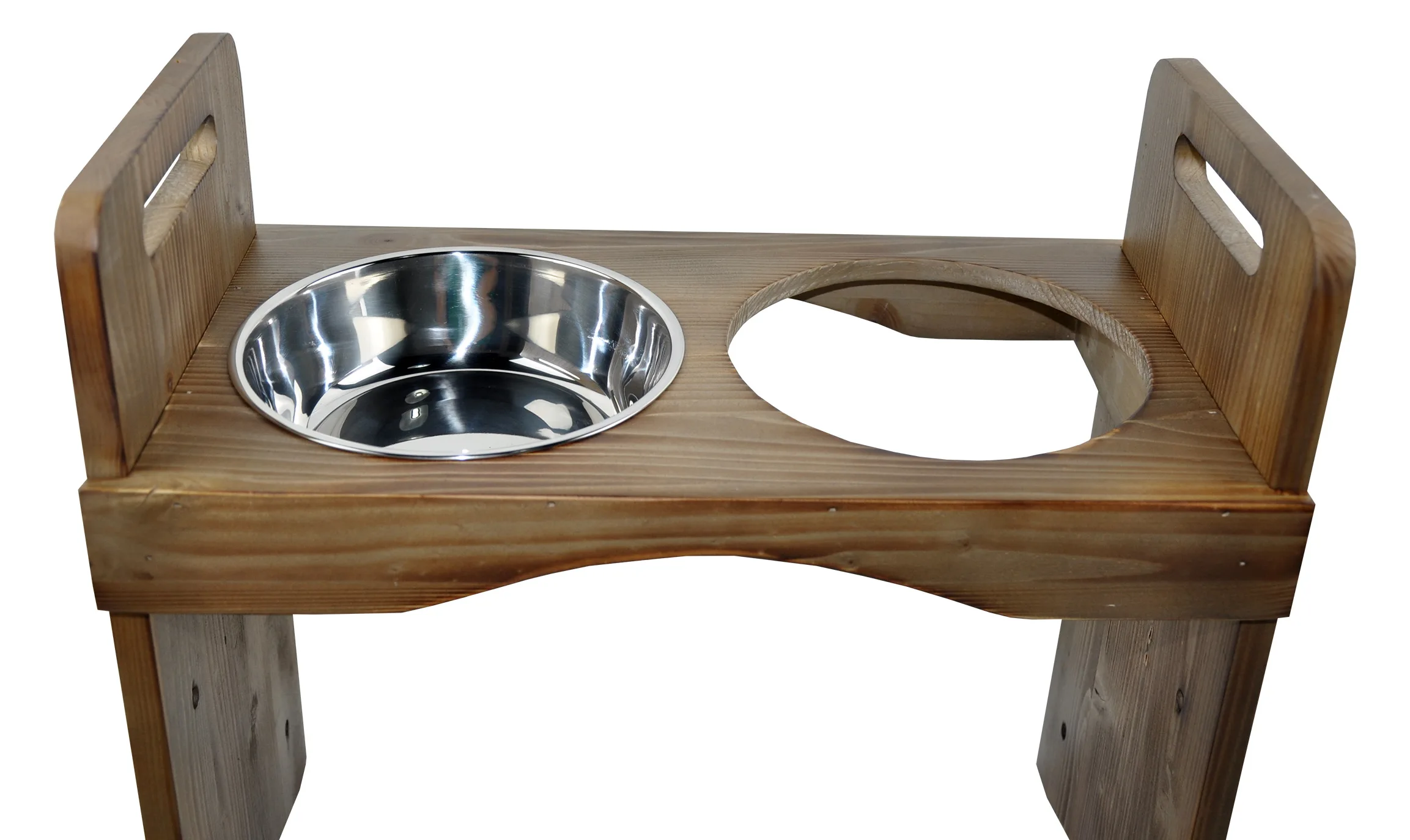Hot selling Cat and Dog Stainless Steel Bowl, Wooden Pet Table Food and Water Bowls, Adjustable Height Cat and Dog Feeder