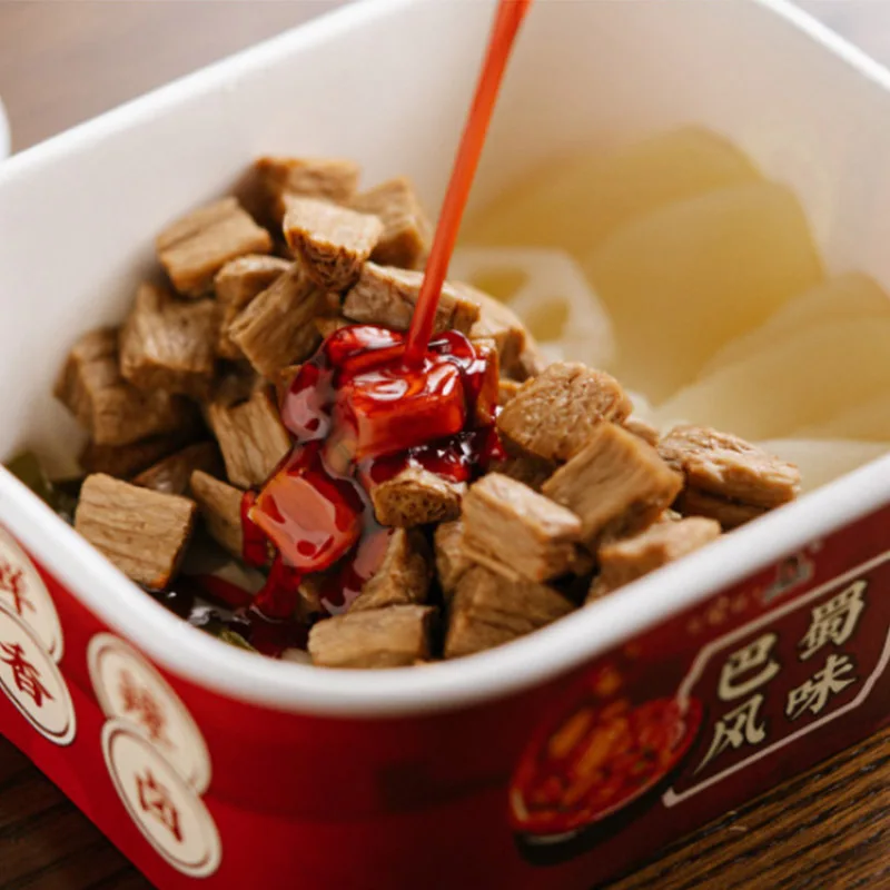 2023 eco friendly logo customization Disposable Biodegradable Square Rectangle Shape salad paper bowl with lid