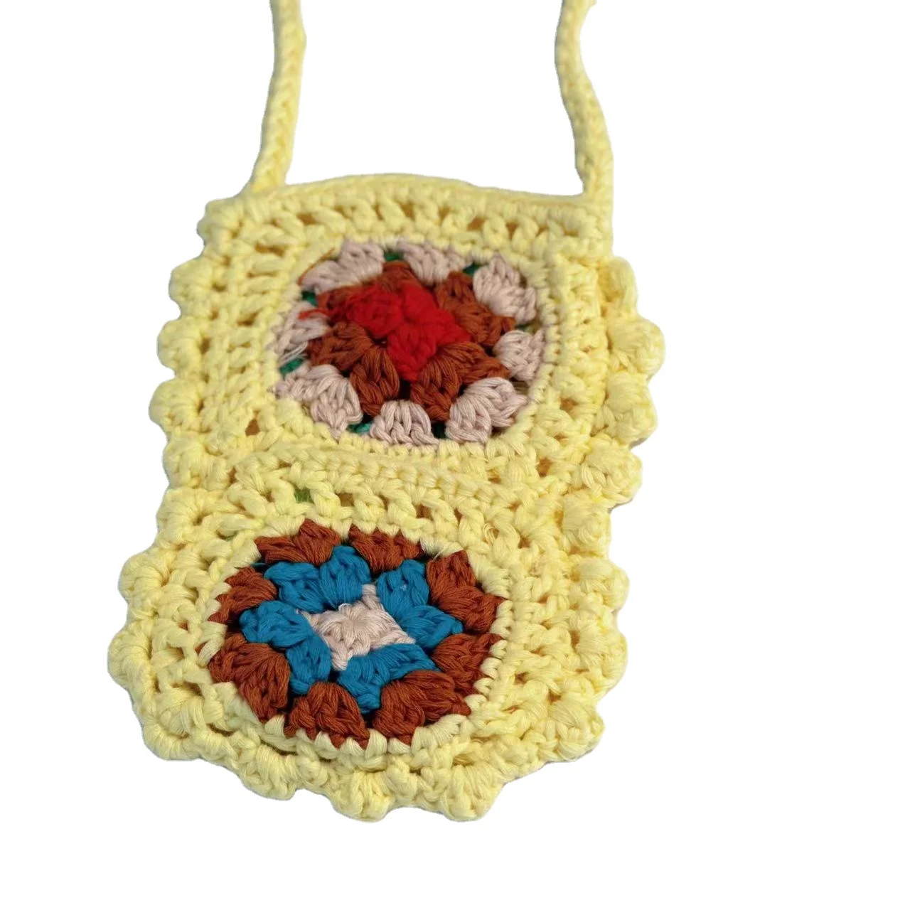 Женская модная сумка для мобильного телефона ручной работы с цветочным узором