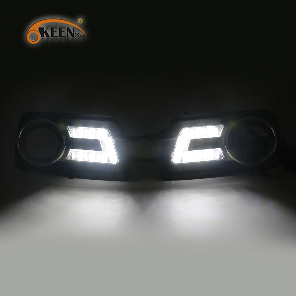  KEEN для Tiguan 2010 2011 2012 специальные светодиодные дневные ходовые огни со специальным светодиодным