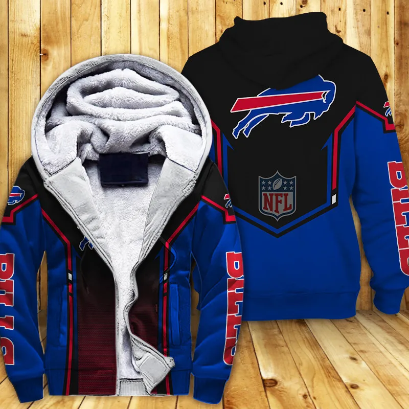 Factory sale Plush coat all 32 nfl football team man sports jerseysthick jacket man sports jacket winter nfl jacket