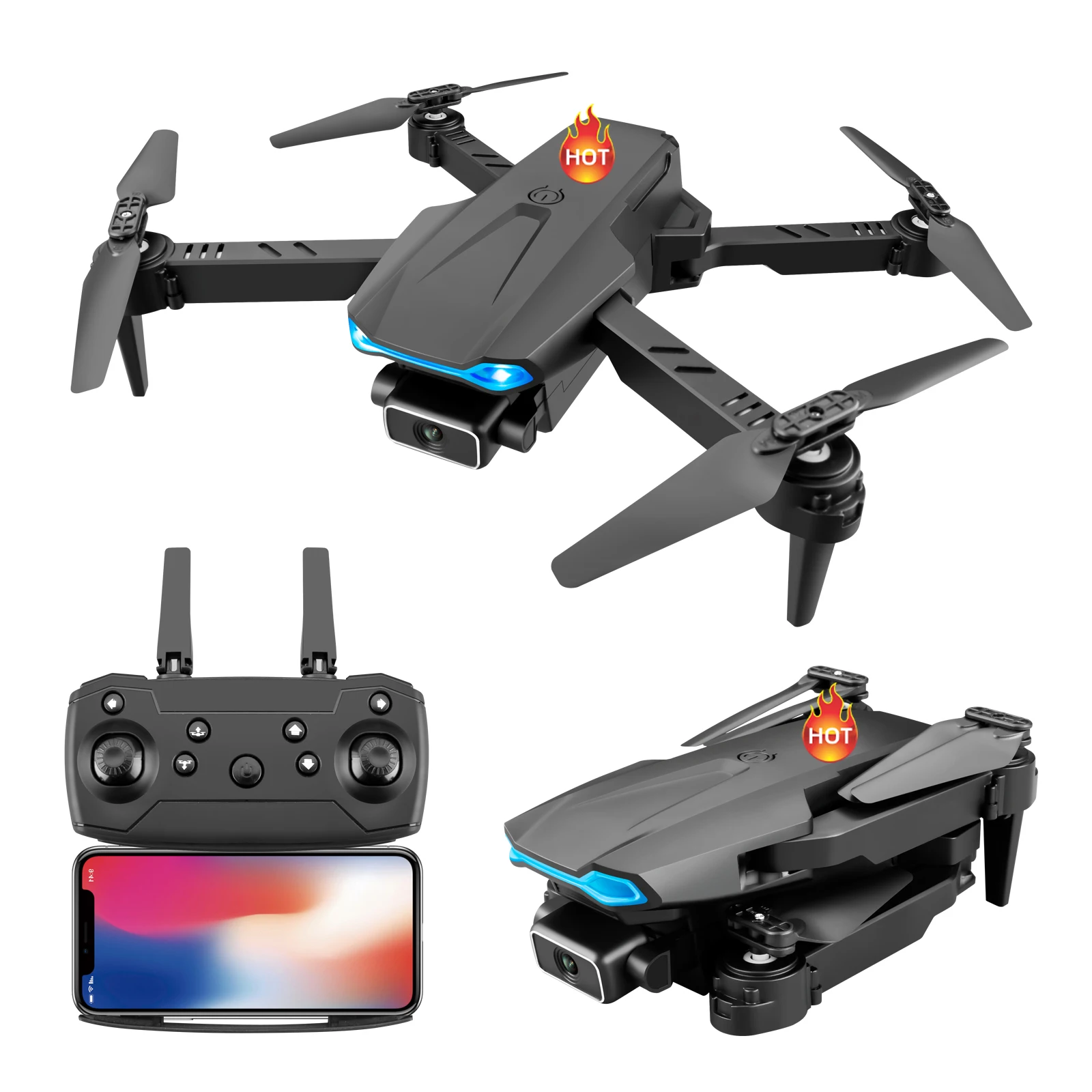 S89 pro Drone 4k HD Dual Camera 1080P 6K WiFi Fpv Visual Positioning Drone Height Preservation Rc Quadcopter high-end drone