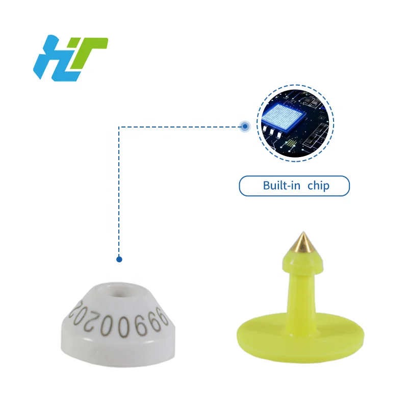 E-005 анти-прикус 134 2 кГц домашний скот RFID FDX HDX животных Электронные ушные метки для свиней овец крупного рогатого скота