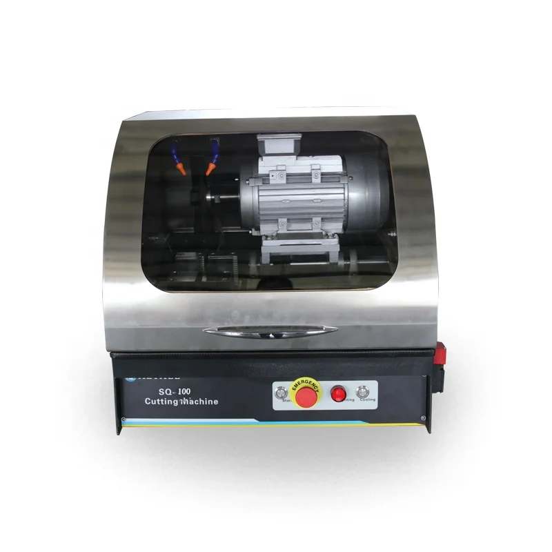 Лабораторный металлографический Обрезной машины абразивной ленты резак для металла образца