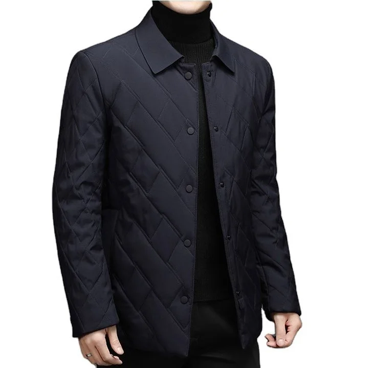 Outdoor Clothes For Men Woven Fabric Casual Winter Windproof Down Coat High Quality Male Waterproof Jacket