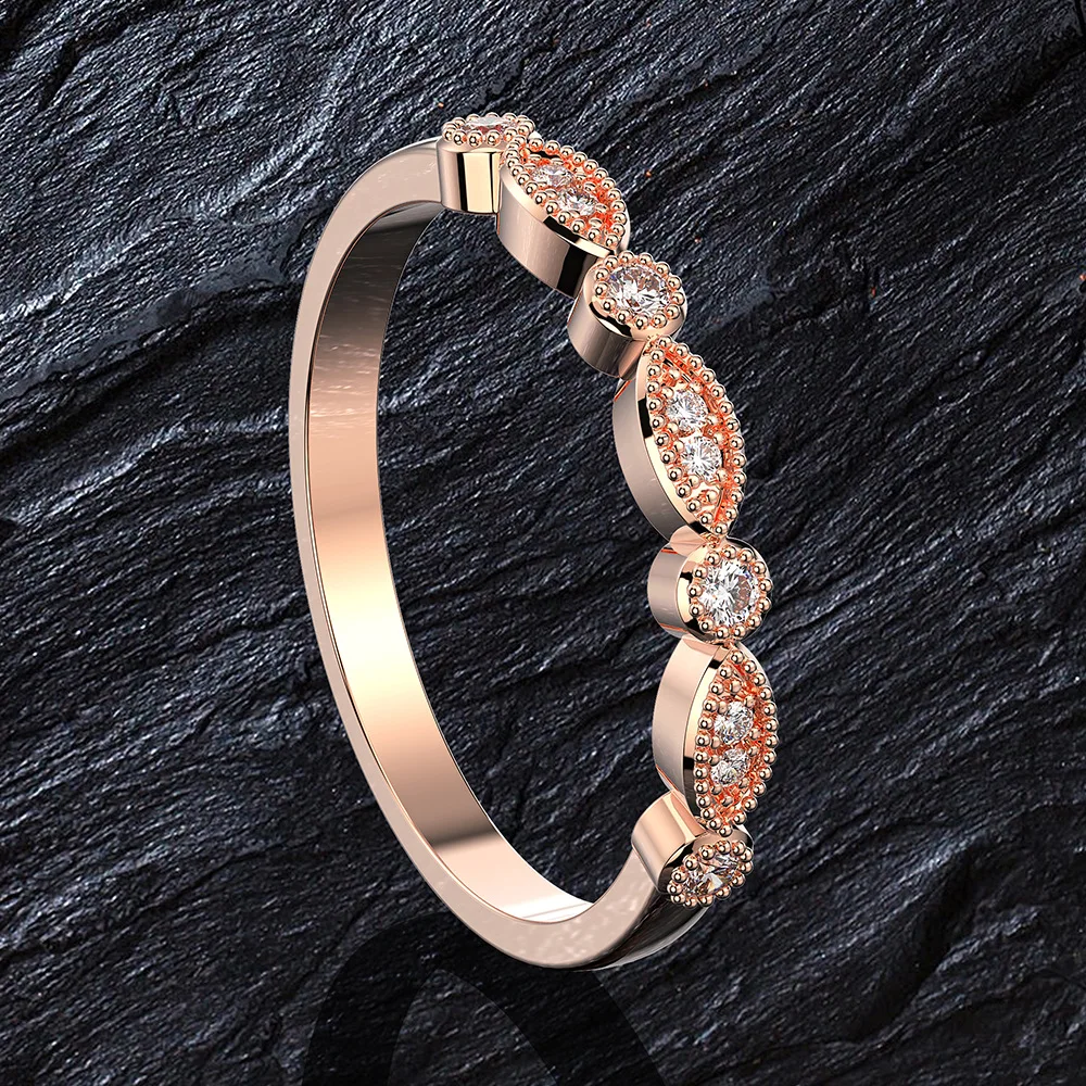 Fashion 9 cara big diamond silver sterling 925 woman jewelry stackable moissanite engagement ring sets