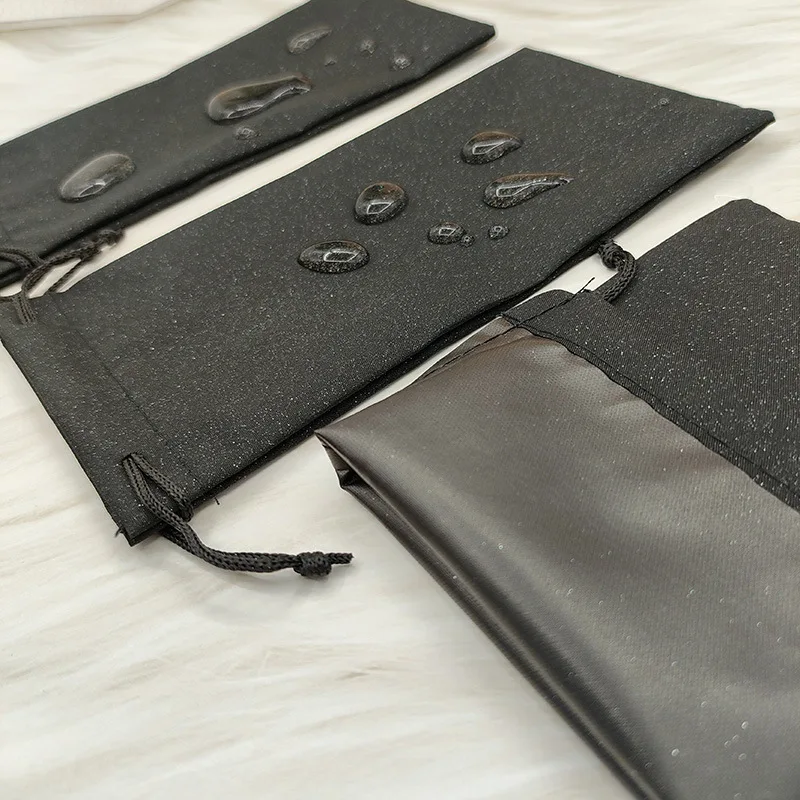 Soft Waterproof Sunglasses Pouch Drawstring Microfiber Dust proof Bag Pocket Glasses Carry Bag Portable Eyewear Container